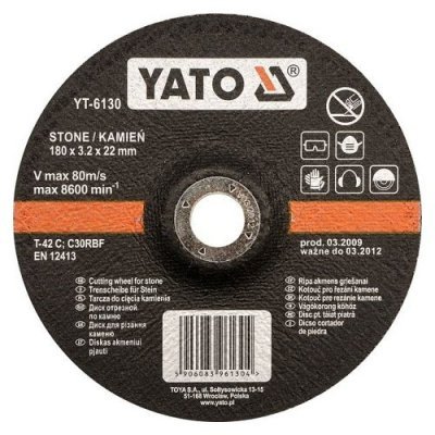 Yato Kotouč na kámen 125 x 22 x 3,2 mm