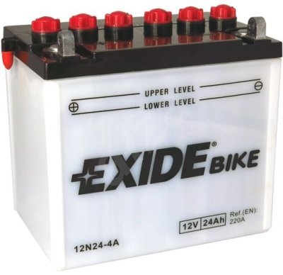 Motobaterie Exide Bike Conventional 12V, 24Ah, 12N24-4A