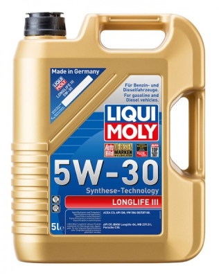 Motorový olej Liqui Moly Longlife III 5W-30, 5L
