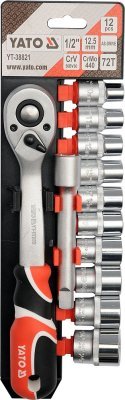Gola sada 1/2" 12 ks Yato YT-38821