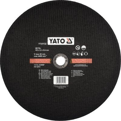 Kotouč na kov 355 x 25,4 x 3,2 mm Yato YT-61132