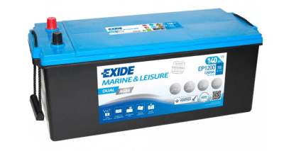 Baterie Exide Marine & Leisure Dual AGM 12V, 140Ah, 700A, EP1200