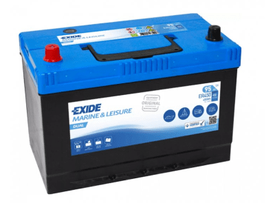 Baterie Exide Marine & Leisure Dual 12V, 95Ah, 650A, ER450