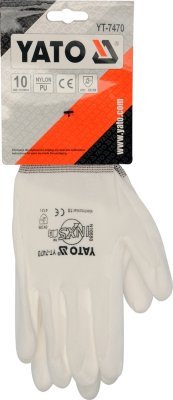 Pracovní rukavice nylon/PU YATO