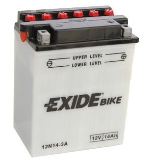 Motobaterie Exide Bike Conventional 12V, 14Ah, 12N14-3A