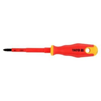 Yato Šroubovák křížový PZ2 x 100 mm izolovaný 1kV
