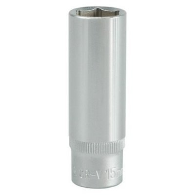 Nástavec 3/8" YATO 15 mm šestihranný hluboký