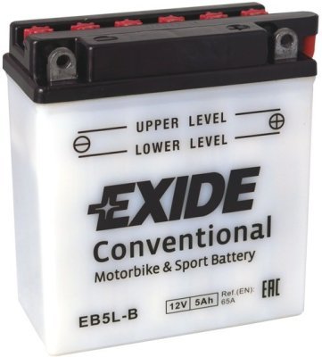 Motobaterie Exide Bike Conventional 12V, 5Ah, EB5L-B