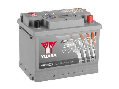 Autobaterie Yuasa YBX5000 Silver High Performance SMF 12V, 65Ah, 640A, YBX5027