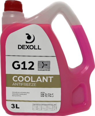 Chladicí kapalina Dexoll Antifreeze G12, 3L