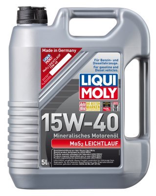 Motorový olej Liqui Moly MoS2 Leichtlauf 15W-40, 5L