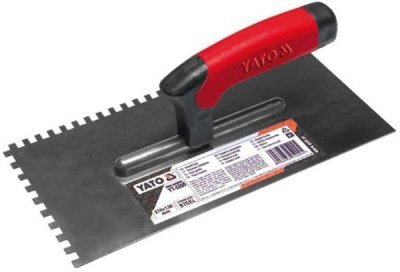 Hladítko YATO 270 x 130 mm, zuby 10 x 10 mm