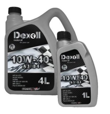 Motorový olej Dexoll A3/B4 10W-40, 1L