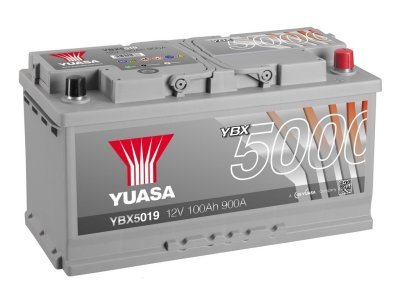 Autobaterie Yuasa YBX5000 Silver High Performance SMF 12V, 100Ah, 900A, YBX5019