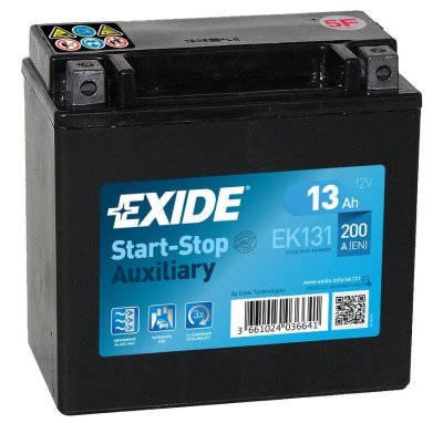 Autobaterie Exide Start-Stop AGM, 12V, 13Ah, 200A, EK131
