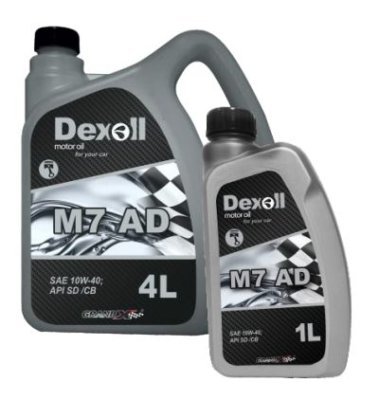 Motorový olej Dexoll M7 AD 10W-40, 1L