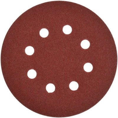 Brusný papírový kotouč P240, průměr 125 mm, 8 otvorů GEKO G78660