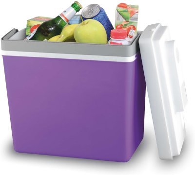 Autolednička chladicí box Compass 23l 12/220V purple
