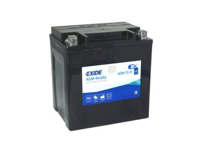 Motobaterie Exide Bike AGM Ready 12V, 30Ah, AGM12-31