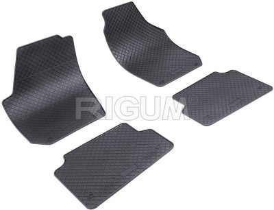 Autokoberce Rigum gumové přesné - ŠKODA Fabia II 2007- DESIGN