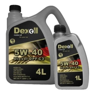 Motorový olej Dexoll Diesel DPF C3 5W-40, 1L