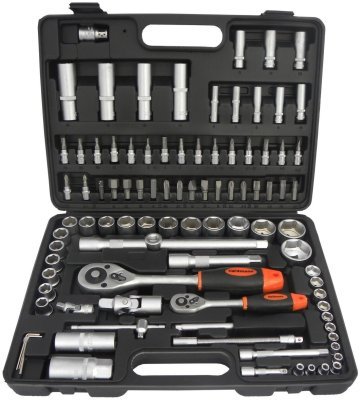 Gola sada 1/4" a 1/2", pro hobby využití, 94 kusů GEKO G10150
