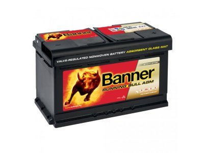 Autobaterie Banner Running Bull AGM 12V, 80Ah, 800A, 580 01