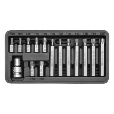 Sada bitů YATO TORX 15 kusů