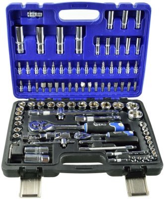 Gola sada 1/2" a 1/4", 94 kusů GEKO G10100