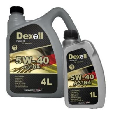 Motorový olej Dexoll A3/B4 5W-40, 1L
