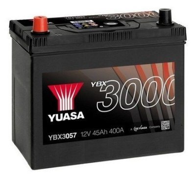 Autobaterie Yuasa YBX3000 SMF 12V, 45Ah, 400A, YBX3057