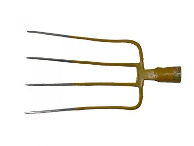 Vidle, 4 hroté, bez násady, žluté MAR-POL M83035