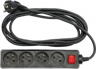 Vorel kabel prodlužovací 1,5 m vypínač 4 zásuvky TO-72630