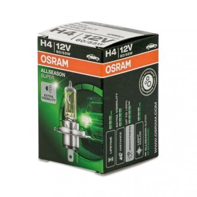 Žárovka Osram H4, Allseason Super 64193ALS