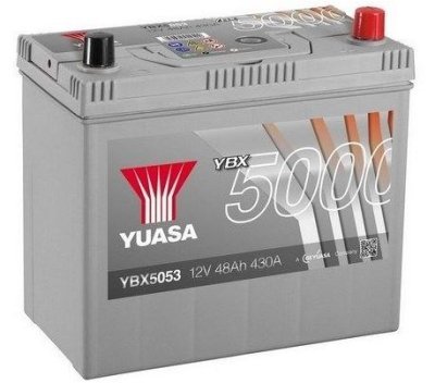 Autobaterie Yuasa YBX5000 Silver High Performance SMF 12V, 50Ah, 450A, YBX5053