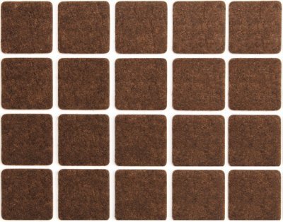 Vorel podložka samolepící pod nábytek 20 x 20 mm 20 ks TO-74861