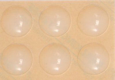 Vorel podložka samolepící pod nábytek 19mm, 6ks TO-74914