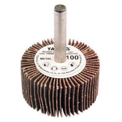 Yato Kotouč lamelový radiální 40x20 P-100 s hřídelí 6 mm