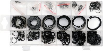 Yato Pojistné kroužky sada 300ks, R1-R19, pr. 3 -32mm