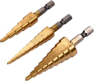 Sada stupňovitých kuželových vrtáků 3-20mm Yato YT-44731