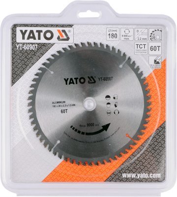 Kotúč na hliník 180 x 20 mm 60z Yato YT-60907