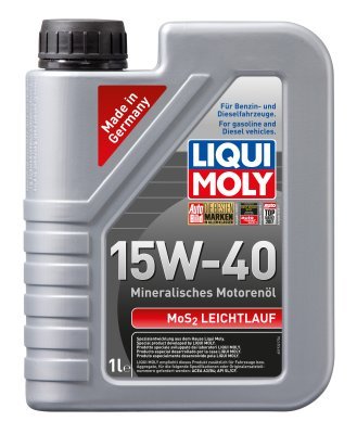Motorový olej Liqui Moly MoS2 Leichtlauf 15W-40, 1L