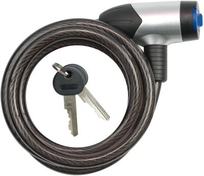 Vorel zámek jízdního kola 1,5 m x 10 mm kov TO-77838
