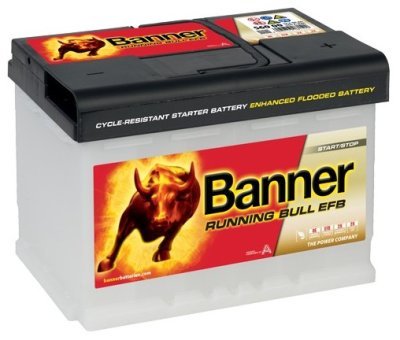 Autobaterie Banner Running Bull EFB 12V, 60Ah, 560A, 560 11