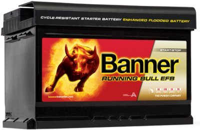 Autobaterie Banner Running Bull EFB 12V, 65Ah, 650A, 565 12