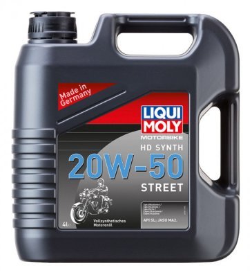 Motorový olej Liqui Moly Motorbike HD Synth Street 20W-50, 4L