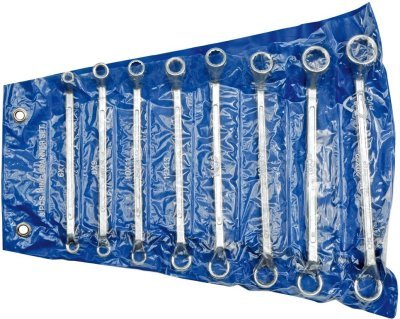 Vorel sada klíčů očkových 8 ks 6 - 22 mm ohnuté TO-52580