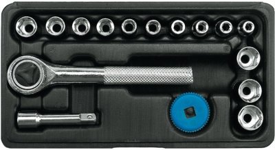 Vorel gola sada 1/4" 16 ks TO-58160