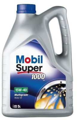 Motorový olej Mobil Super 1000 X1 15W-40, 5L
