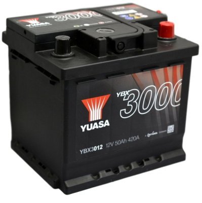 Autobaterie Yuasa YBX3000 SMF 12V, 52Ah, 450A, YBX3012